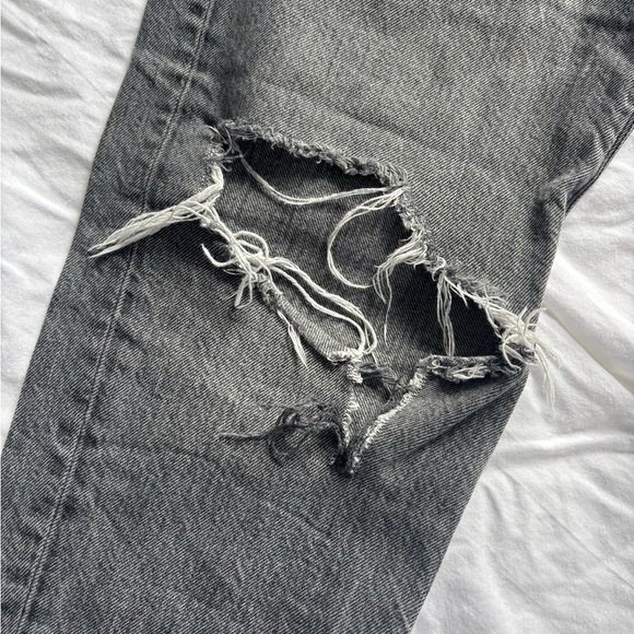 American Eagle Black Mom Jeans - Picture 2 of 6